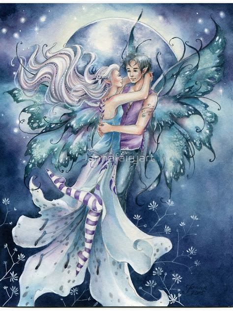 Fairy Fay Faery Mermaid Fantasy Art By Janna Prosvirina Poster By