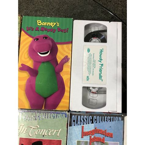 Barney Vhs Lot Of 21 Howdy Friends Making New Friends Etsy Canada
