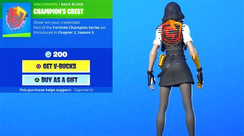 New Limited Time Fncs Back Bling Fortnite Item Shop Youtube