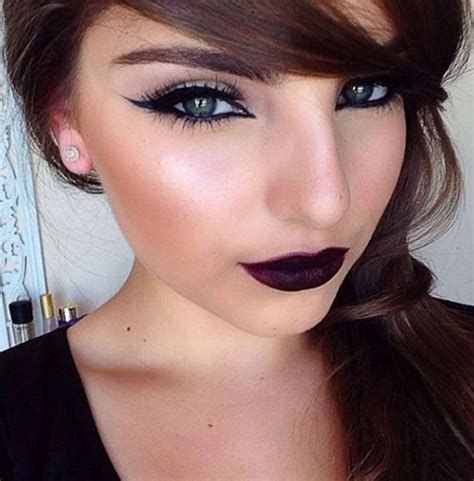 10 Winter Make Up Looks And Ideas For Brown Eyes And Dark