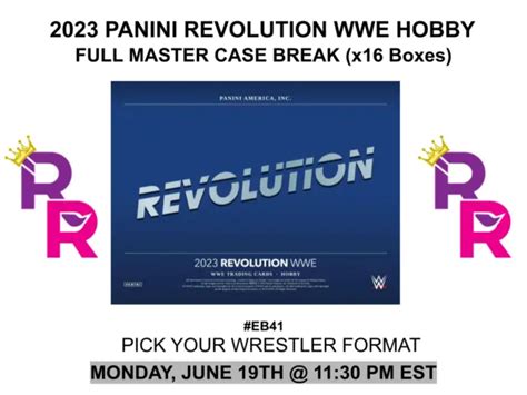 Scarlett Panini Revolution Wwe X Hobby Box X Case Break