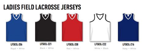 Lacrosse Jerseys By Athletic Knit Jerseys Unlimited Offers Blank