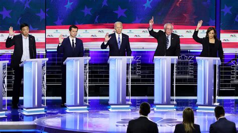 Second 2020 Democratic Primary Debates Whos In Whos Out Whos On