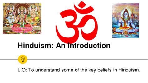 Introduction To Hinduism Teaching Resources