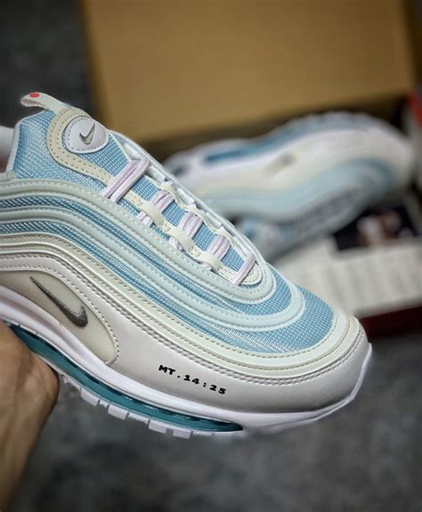 There are a lot of ways to describe these customized air max 97s, but boring isn't one of them. MSCHF x INRI x Air Max 97 Jesus Shoes 921826-101JSUS EU36-45