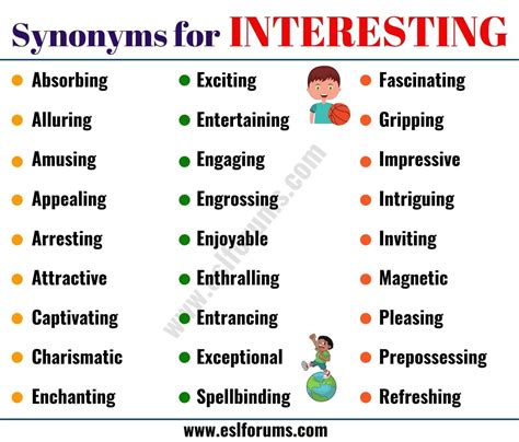 Interesting Synonyms English Adjectives English Phrases Learn English
