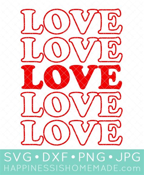 15 Free Valentine Svg Files Happiness Is Homemade