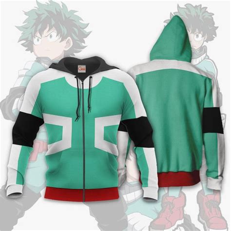 Deku Izuku Midoriya Hero Costume Cosplay Jacket Gear Anime Hero