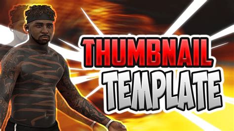 Nba 2k17 2nd Free Thumbnail Template Youtube