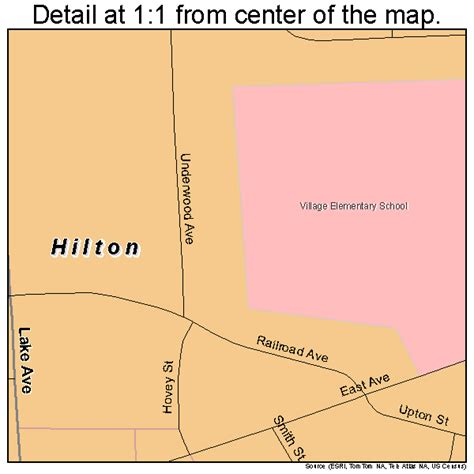 Hilton New York Street Map 3634847