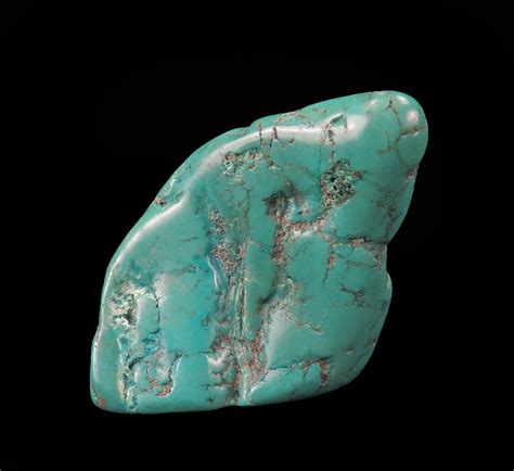 Polished Turquoise Nugget Rare Nevada 15 Ounce Stampede Mine
