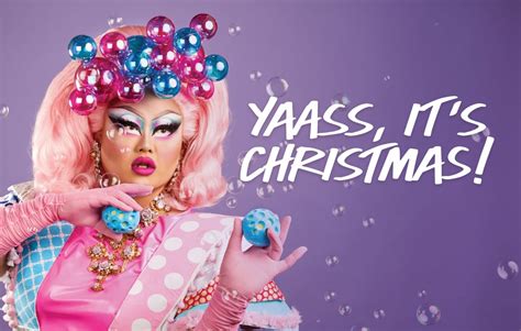 Kim Chis Cheery Christmas Lushs Drag Race Queens Holiday Campaign