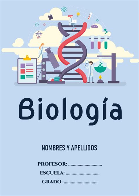 ᐉ【portadas De Biología】 ️ Las 15 Mejores Diseños