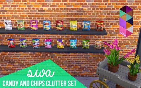 Simming With Abbi Simmingwithabbi Candy And Chips Clutter Set Oh I