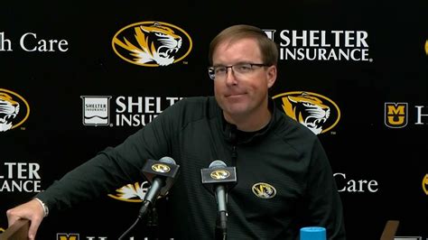 Full Press Conference With Mizzou Football Coach Eli Drinkwitz Ahead Of Hosting Tennessee Youtube