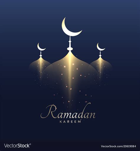 Awesome Ramadan Kareem Design Background Vector Image