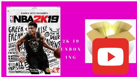 Nba 2k19 Unboxing Youtube