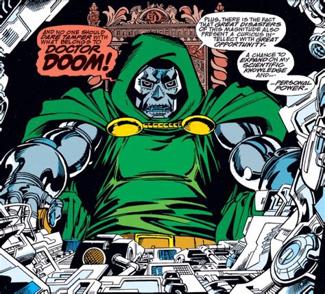 Doctor Doom Doom Classic Comic Books Marvel Villains