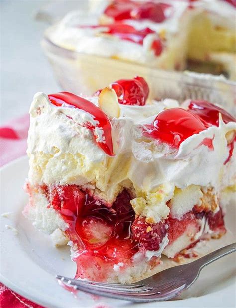 #dessert #nobake #iceboxcake #triflecake #refrigeratorcake #cherries #easyrecipe #sweets Heaven On Earth Cake | Recipe in 2020 | Trifle desserts ...