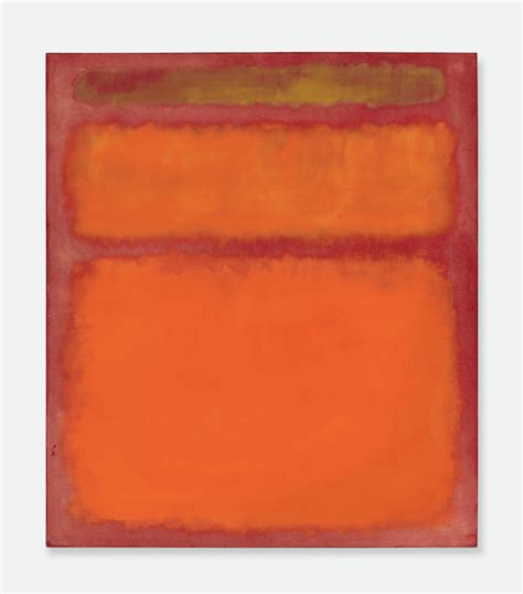 Mark Rothkos Orange And Yellow A Painting Using The Two Best Colors