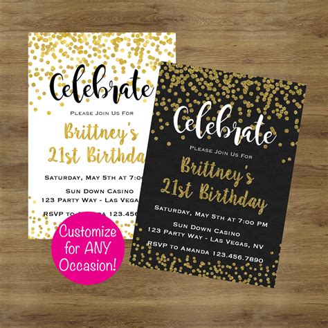 Adult Party Invitation 16 Examples Tips