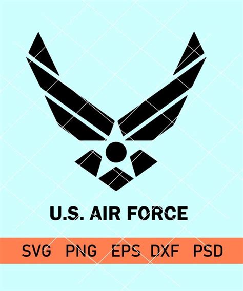 Air Force Wing Svg Us Air Force Wing Logo Us Air Force Air Force