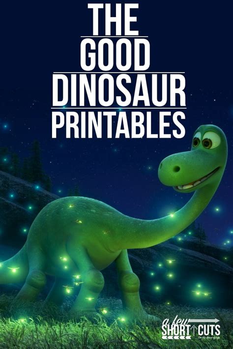 Looking for amazing dinosaur coloring pages to print for the little paleontologist in your family? FREE Disney's The Good Dinosaur Printables - A Few Shortcuts