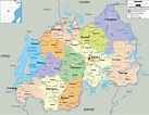 Detailed Political Map of Rwanda - Ezilon Maps