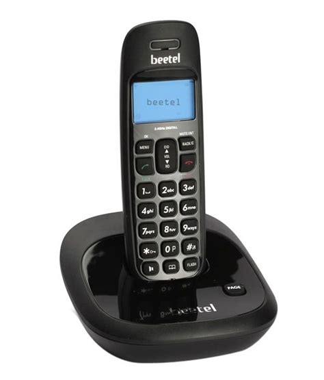 Buy Beetel X64 Cordless Landline Phone Black Online At Best Price In