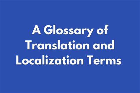 Localization Translation Geek