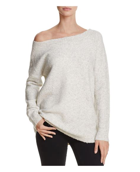 Lyst French Connection Urban Flossy One Shoulder Sweater