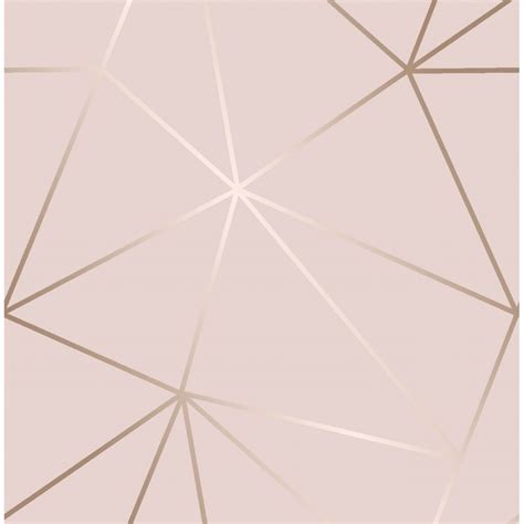 Zara Shimmer Metallic Wallpaper Soft Pink Rose Gold