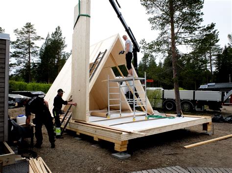 Whether it's in the middle of the woods or lakeside, your hunting cabin should provide sanctuary from the elements. A frame out of SIPs structural insulated panels. An ...