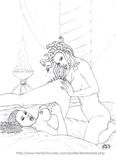 Rule 34 2girls Anal Insertion Benmorbez Breasts Female Female Only Gorgon Greek Mythology