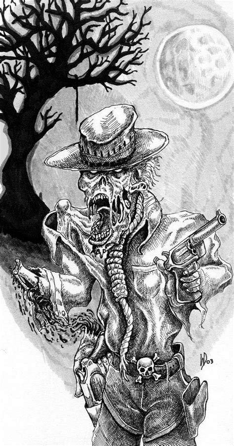 Zombie Cowboy By Gutterball On Deviantart