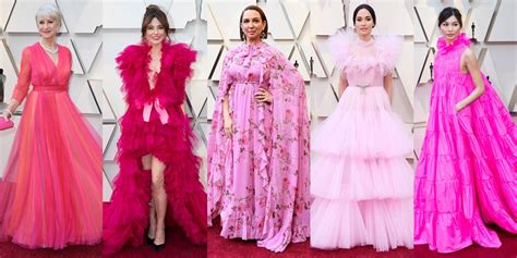 Oscars 2019s Biggest Red Carpet Trend Was Pink Dresses