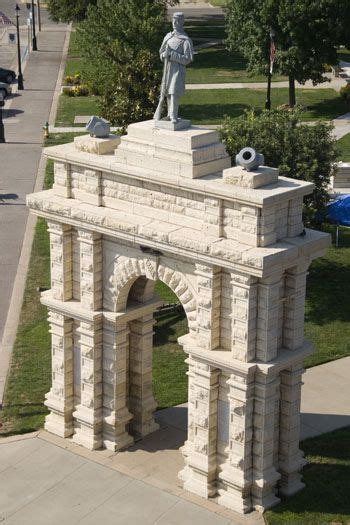 Civil War Memorial Arch Heritage Park Junction City Kansas Junction City Kansas Junction