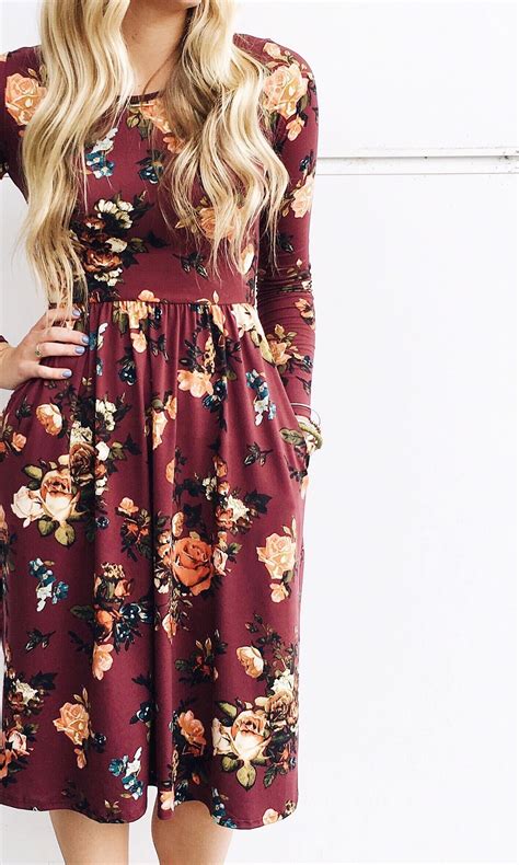 Fall Florals Roolee Fashion Style Dresses