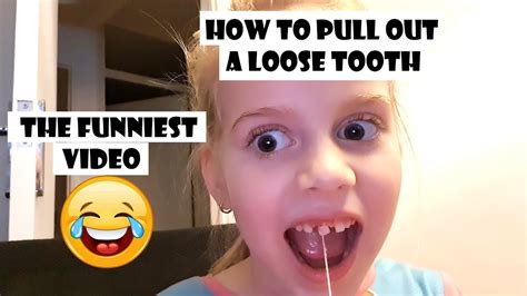 Whatever he does, do not allow him to extract his own tooth. HOW TO PULL OUT A LOOSE TOOTH? FUNNIEST VIDEO | NO PAIN ...