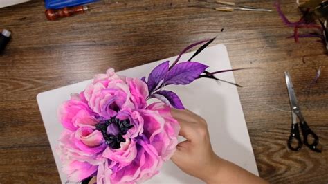 Free Full Tutorial Silk Rose Flowermaking Youtube