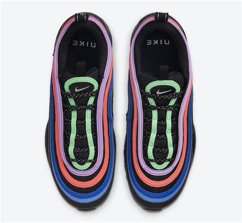 Nike Air Max 97 Gs Black Multicolor Cw6028 001 Release Date Sbd