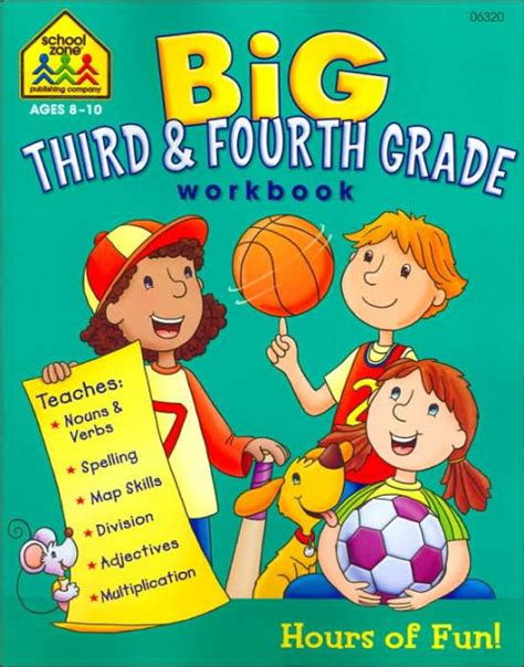 Big Third And Fourth Grade Workbook Big Get Ready Books Series By