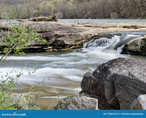 Valley Falls State Park Near Fairmont West Virginia In The Spring With