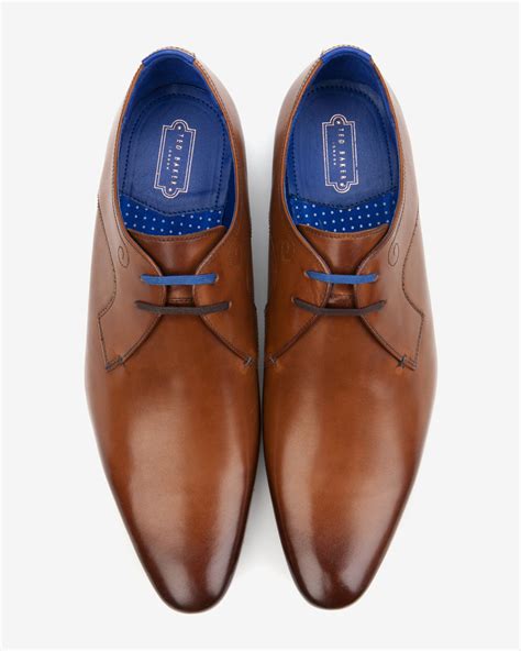 Ted Baker Leather Derby Shoes In Brown For Men Tan Lyst