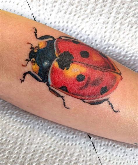 Top 31 Best Ladybug Tattoo Ideas 2021 Inspiration Guide