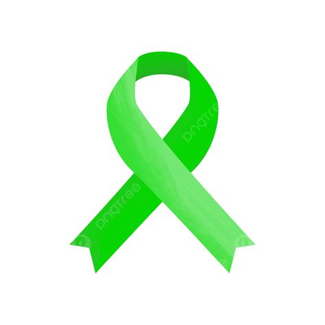 Mental Health Awareness Png Picture Green Ribbon For Mental Health