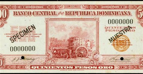 dominican republic 500 pesos oro banknote 1962 world banknotes and coins pictures old money