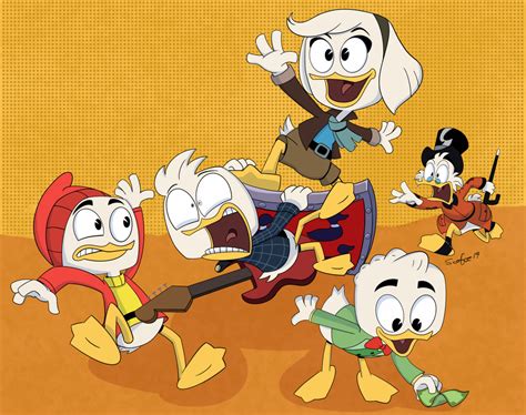 Natfoe Original Team Duck Disney Duck Disney Ducktales Mickey