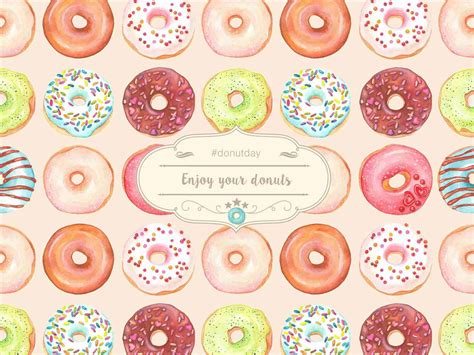 Colorful Cute Donut Wallpapers Top Free Colorful Cute Donut