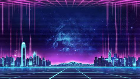 Synthwave 4k Cyberpunk Wallpaper